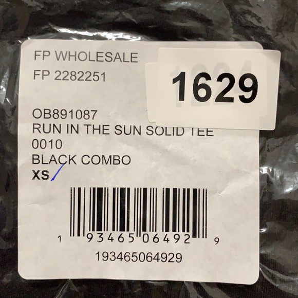 ⭐️Free People Movement Run In The Sun Solid Tee Women’s Size X-Small - Picture 4 of 6